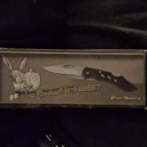 Black Folding Knife by